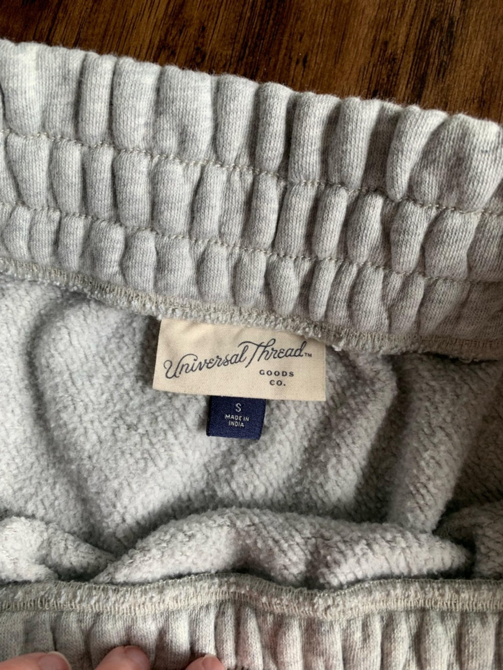 Universal Thread Light Gray Cozy Fleece Skirt with Drawstring Waist - Picture 2 of 9